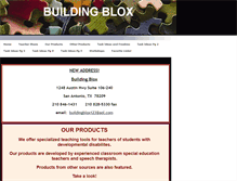Tablet Screenshot of buildingblox.net